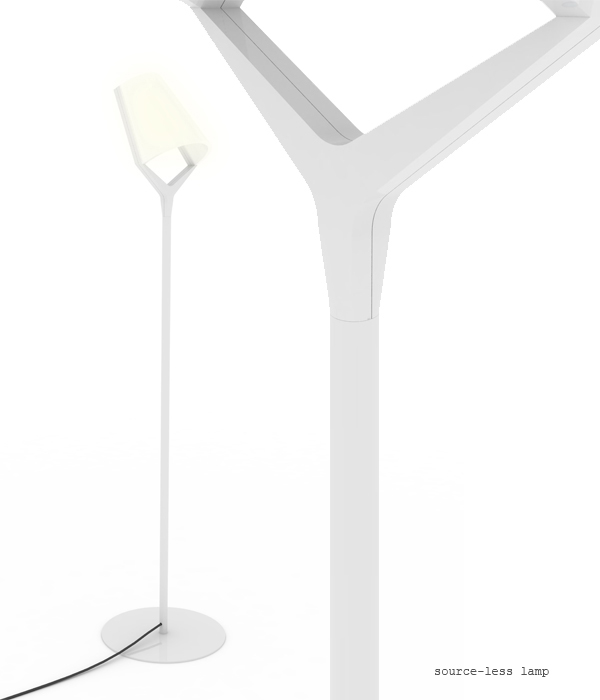 Sourceless Light source less lamp | designboom.com