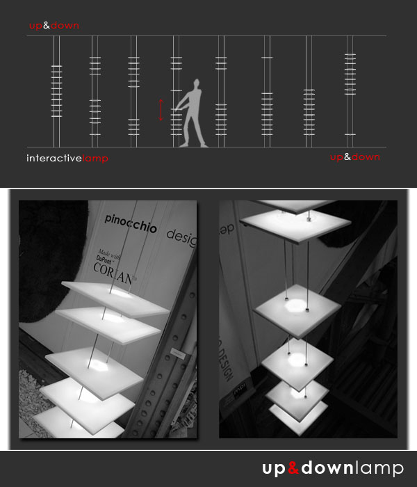 up&down lamp | designboom.com