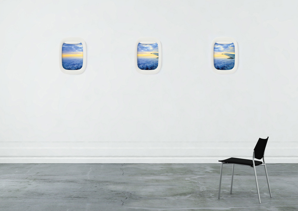 thumbnail image 2 of Teev Porthole & Airplane Window Photo Frame - Unique Travel Decor (2 Sizes) 2 of 4