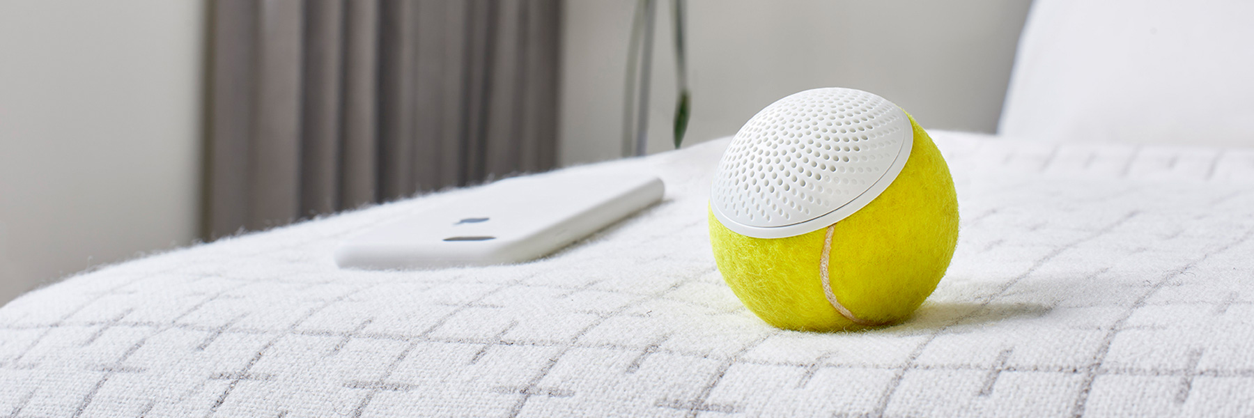 hearO fuses tennis with a high-quality wireless speaker