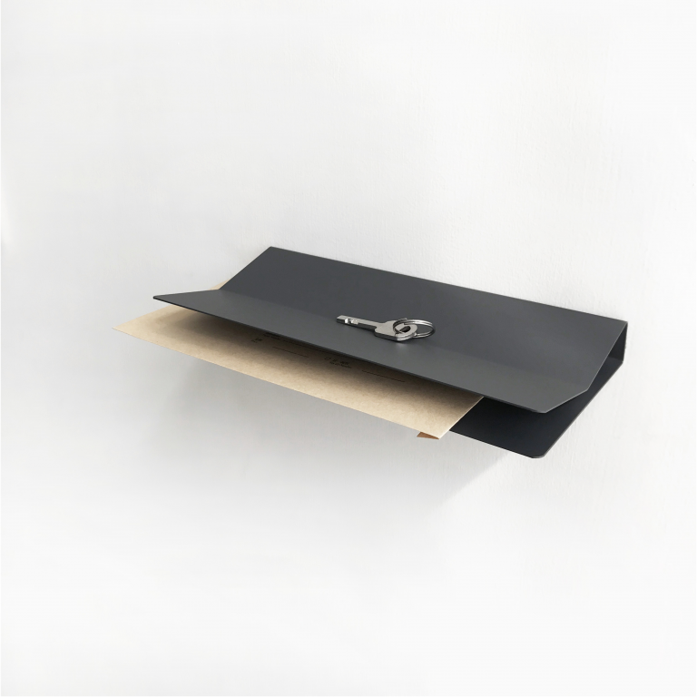 V / envelope and key holder is an elegant bill organizer designboom shop