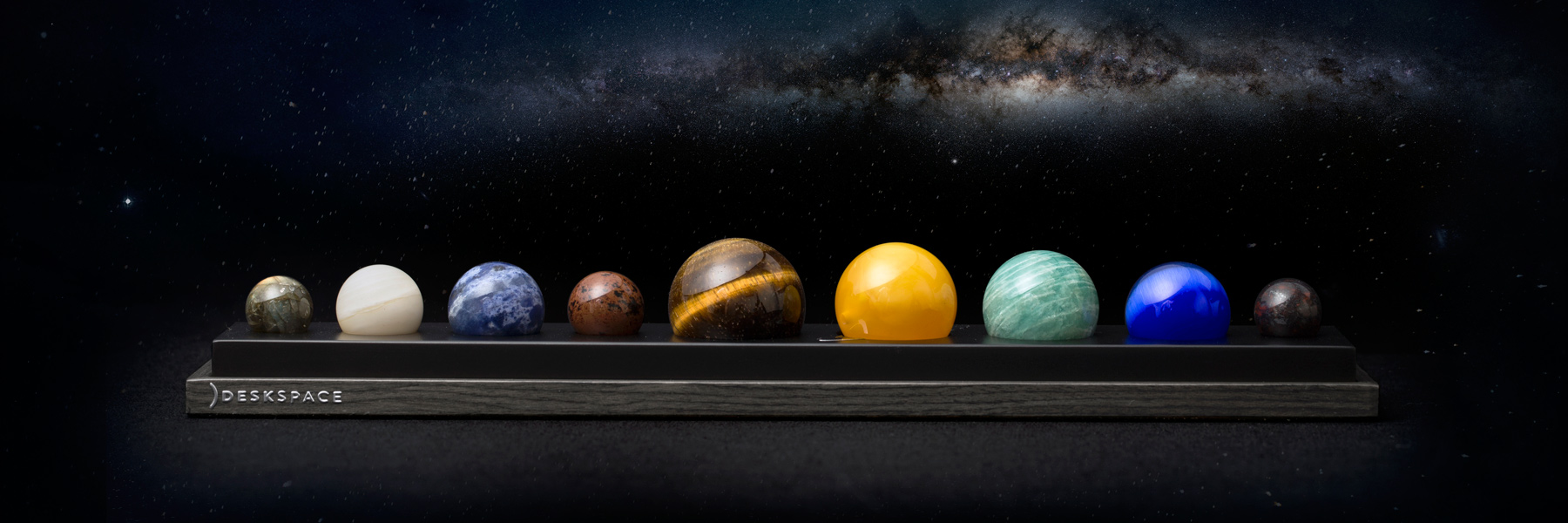 deskspace showcases the unique beauty of each planet