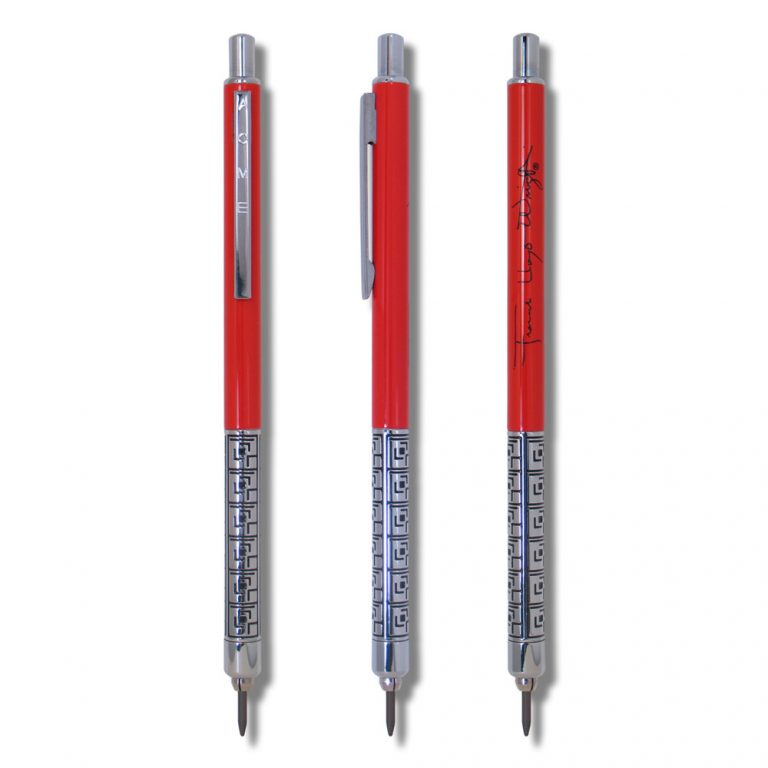 the architect's mechanical pencil is influenced by 20th century modernists