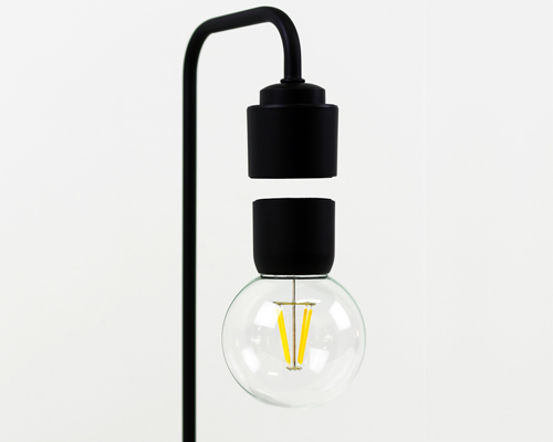 levia is a marble top levitating led lamp