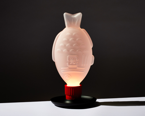 light soy glass table lamp inspired by the iconic sushi soy fish