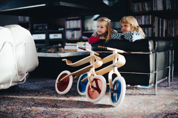 Brum Brum wooden balance bike for kids