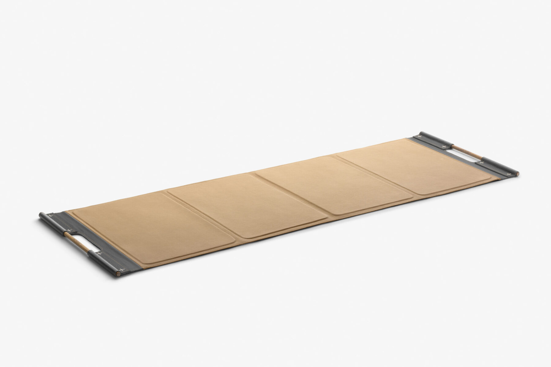 MATA™ luxury leather fitness mat helps prevent pains in your back | designboom