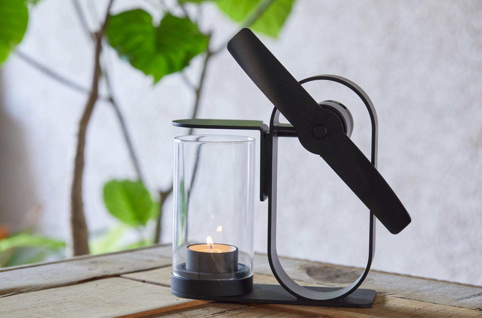 lei non electric aroma diffuser 'Lei00' by the heat of a candle