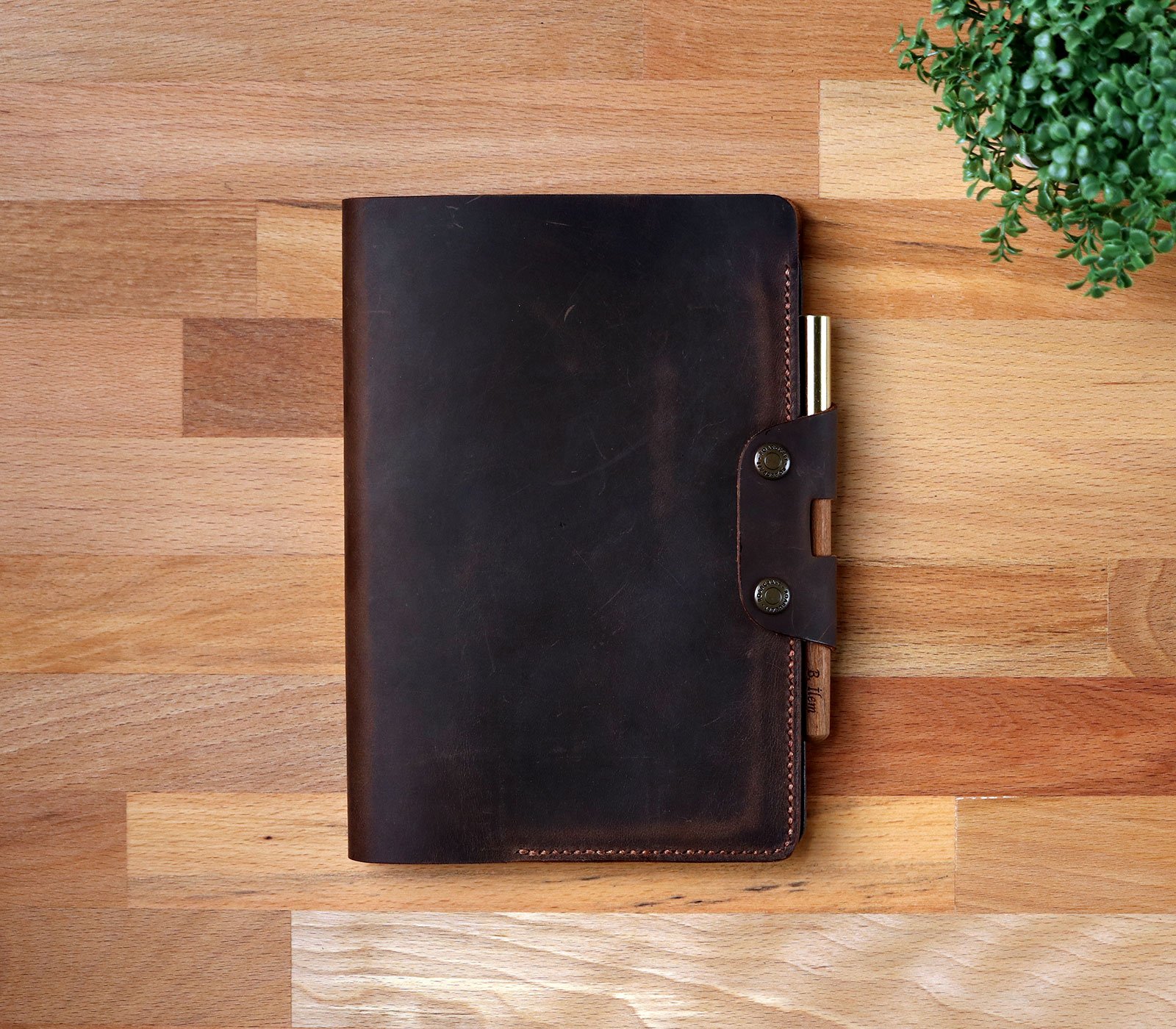 notebook case leather