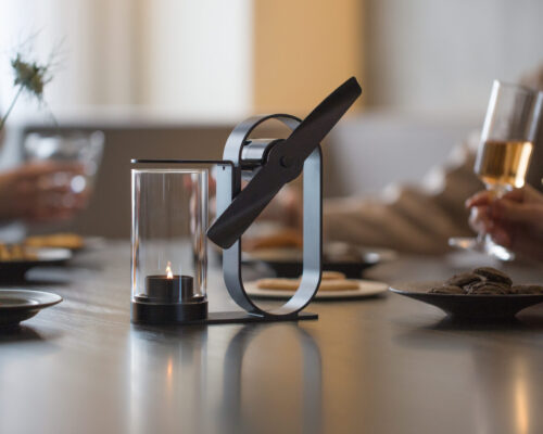lei non electric aroma diffuser 'Lei00' by the heat of a candle