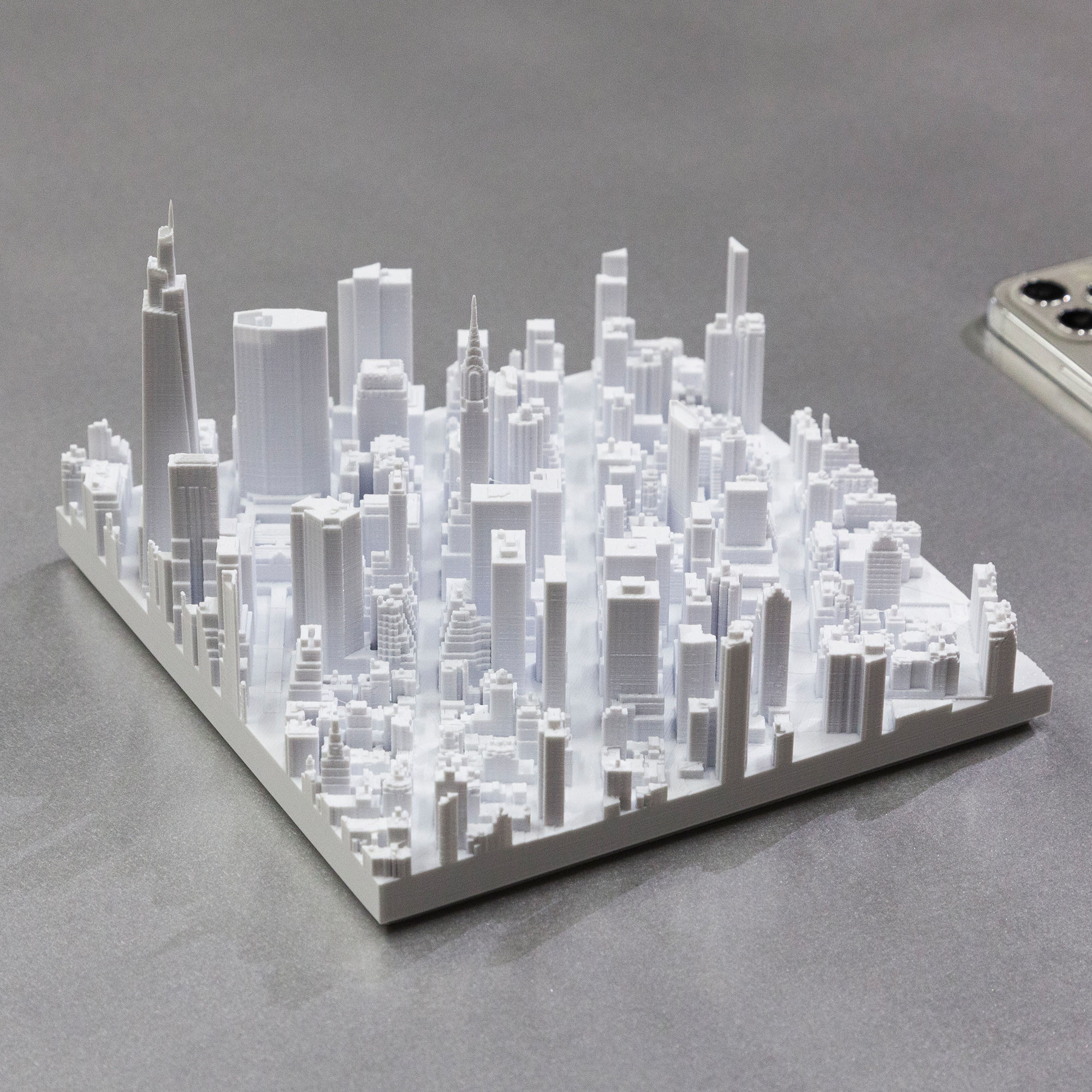 Detailed Architectural Model Chrysler Building 1:660 scale New York City 