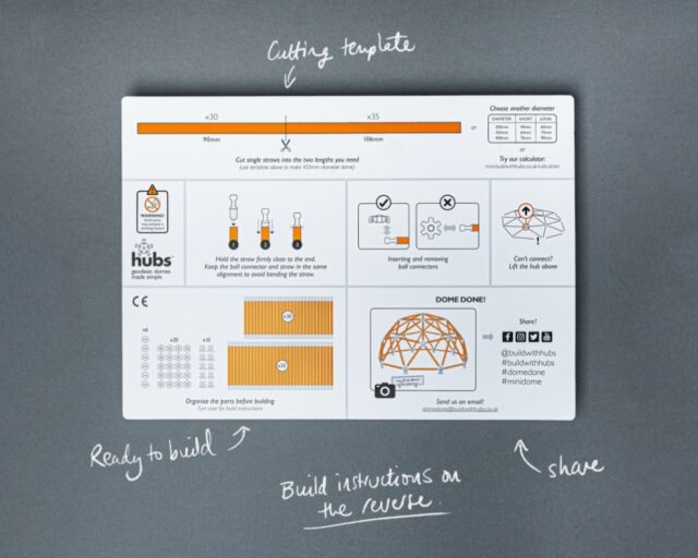 hubs mini model 2v dome kit, a fun toy for a budding engineer