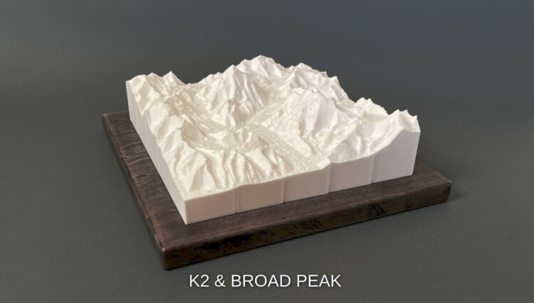 3D Puzzle K2 and Broad Peak