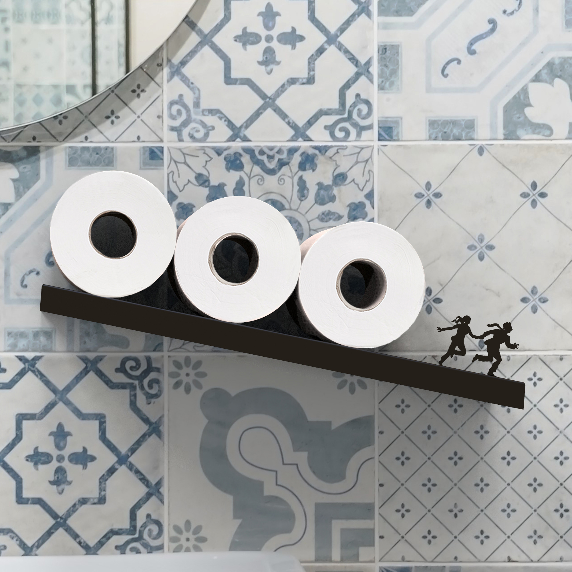 AD196-Avalanche toilet paper shelf Toilet Paper Rolls Shelf