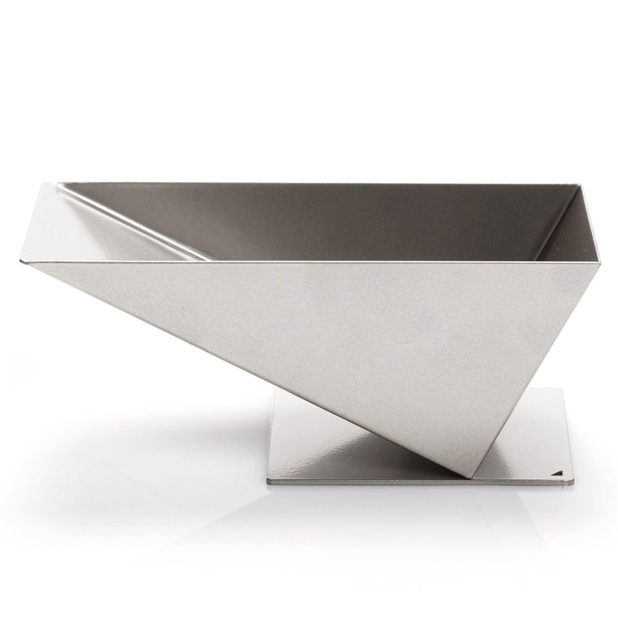 AD157 - Pyramid Matzah Holder - Silver 4