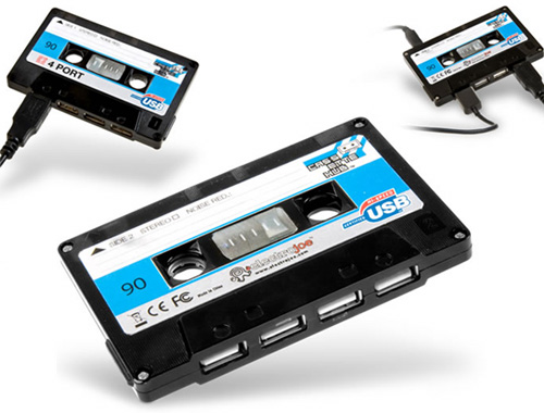 cassette tape USB hubs