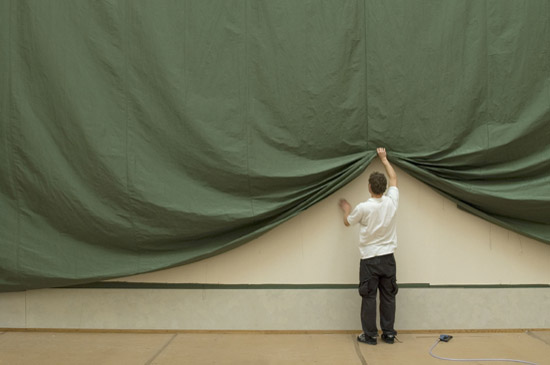 new wall coverings for alte pinakothek