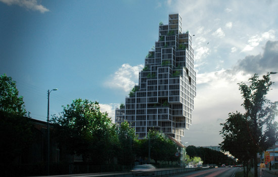 MVRDV and ADEPT architects 'sky village' wins copenhagen competition