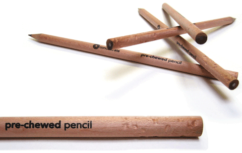 pre chewed pencils by concentrate