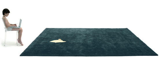 global warming rug by nel colectivo for nanimarquina