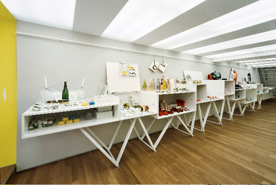 'sevensisters' design shop in basel by ZMIK