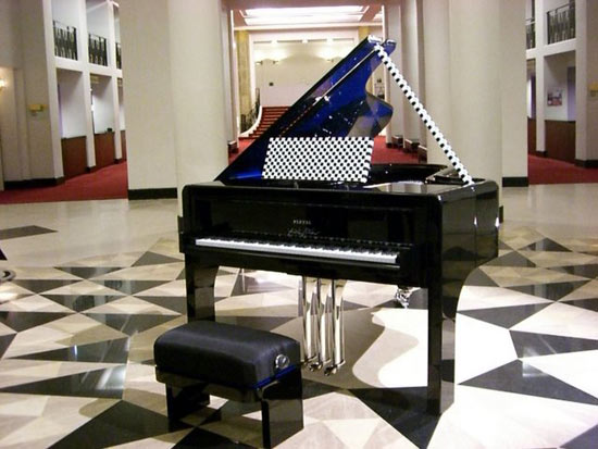 'voie lactée' andrée putman's piano design