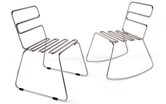 'tubo chair collection' by joel escalona
