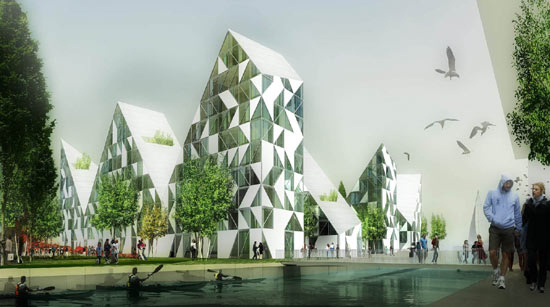 grave Bane beskæftigelse iceberg project' by julien de smedt architects