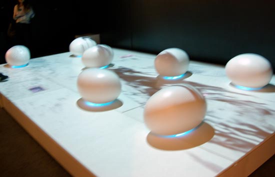 new york design week 2008: 'lightshowers' with DuPont™ Corian®