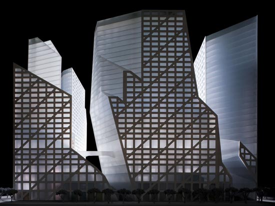 'sliced porosity block' by steven holl architects