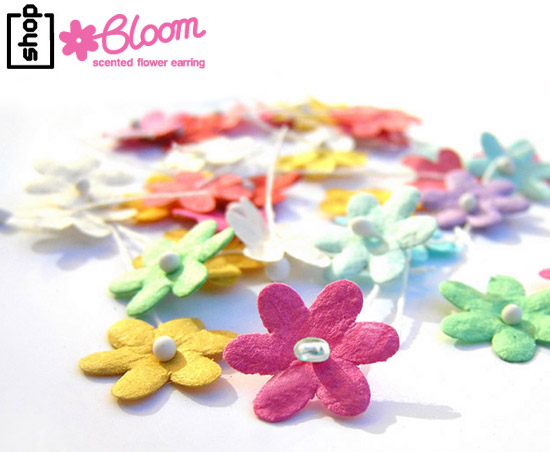 designboom shop: bloom, scented flower earring