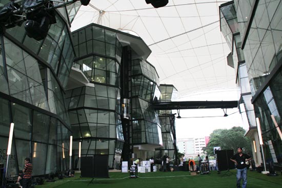 the new city campus of lasalle college of the arts, singapore