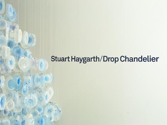 'drop chandelier' by stuart haygarth