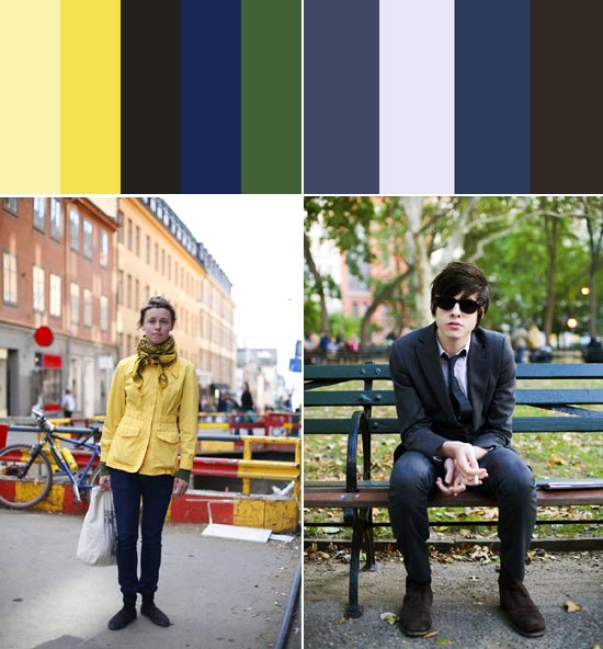 colours from the sartorialist