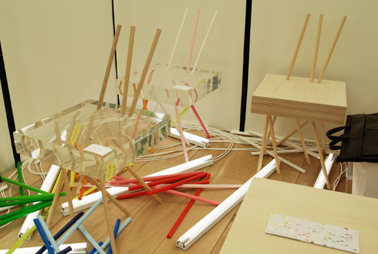 tokyo designers week 2007: stick chair by emmanuelle moureaux