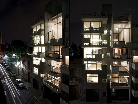 'multi family housing' by taller 13 architects