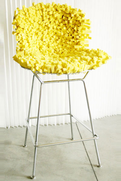 sponge chair by marcella foschi