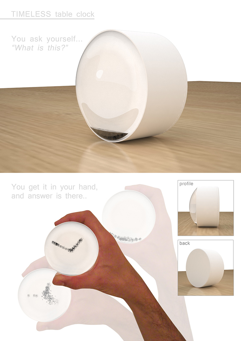 TIMELESS table clock | designboom.com