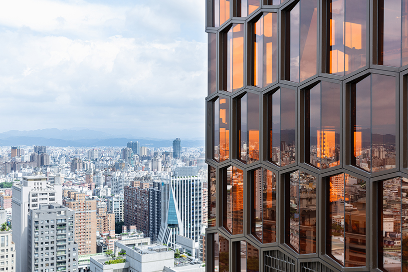 128 Meter High Residential Tower With Honeycomb Façade Overlooks