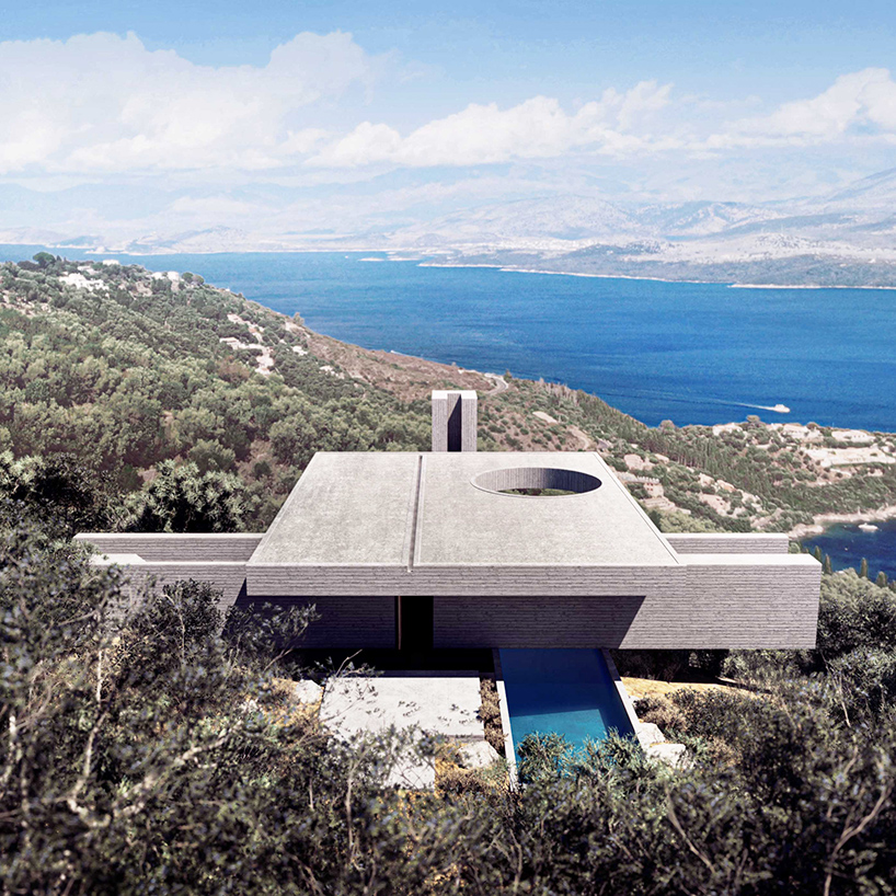 Geometric Concrete Residence In Greece By Konstantinos Stathopoulos