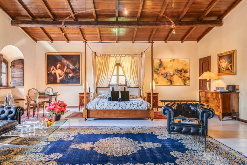 italian painter’s works transform il bottaccio luxury hotel into integrated living gallery