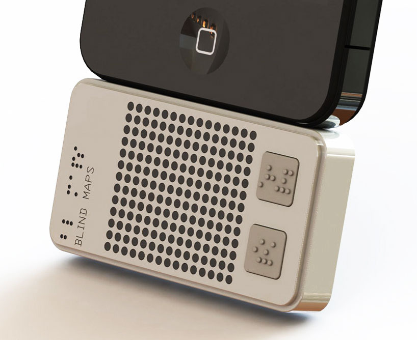 blind maps for iPhone interactive braille interface