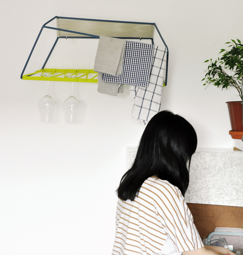 quadrat sculptural shelving rack by dahm lee