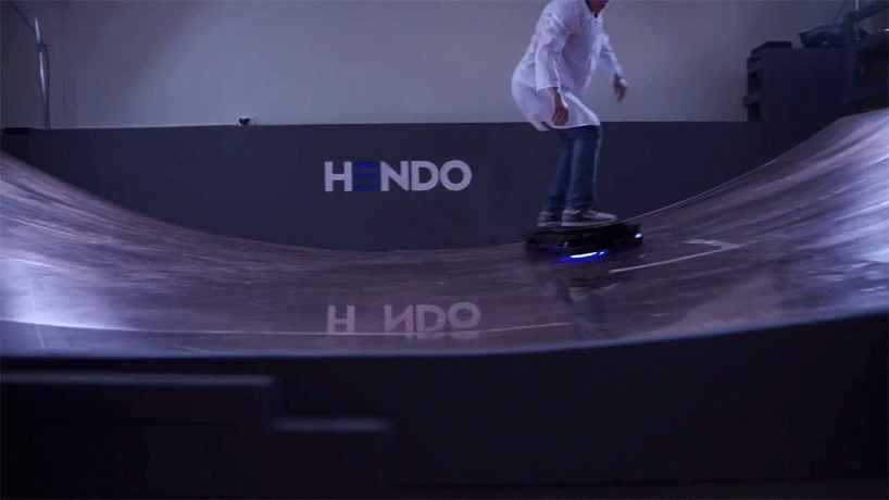 Hendo hendo hoverboard creates magnetic field to offer gravity defying ride