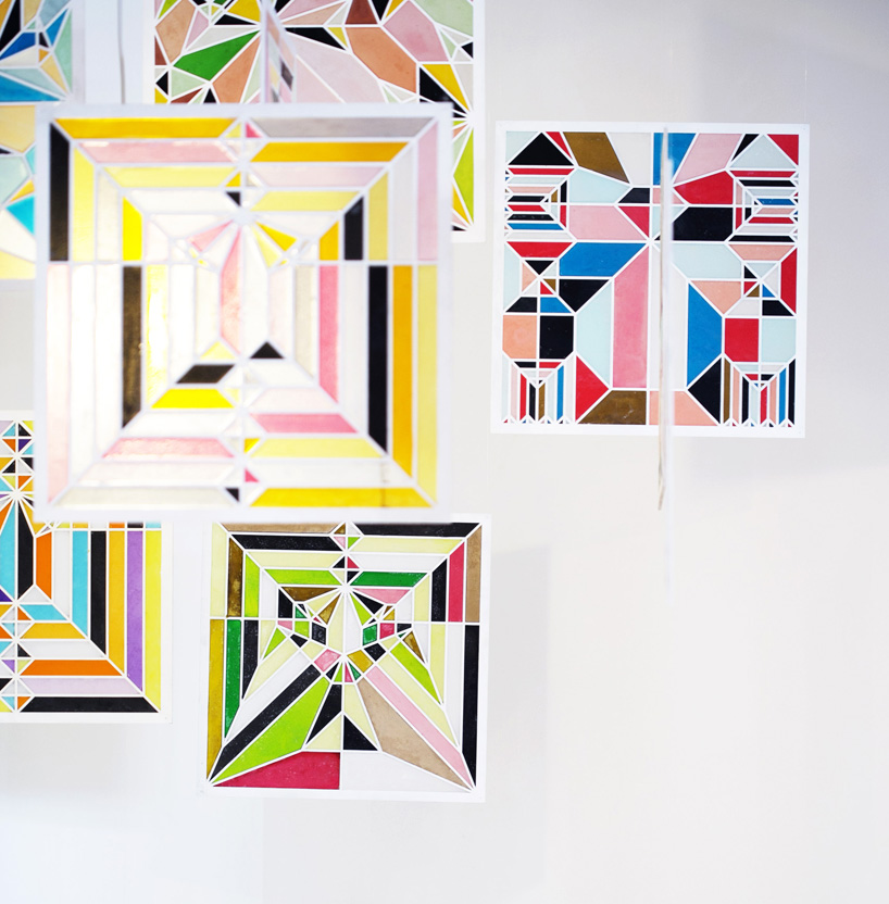 sipho mabona sculpts sugar stained glass window panes