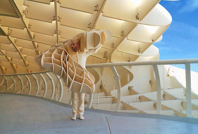 pierre kauffmann's architectural costumes amuse and amaze