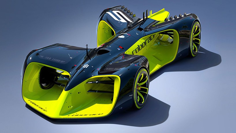 roborace unveil 'robocar'—world's first driverless electric race car