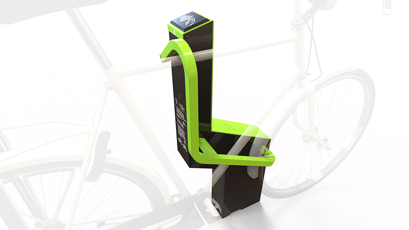 Bike Rack Device bikeep smart bike rack syncs with your phone to lock your bicycle safely