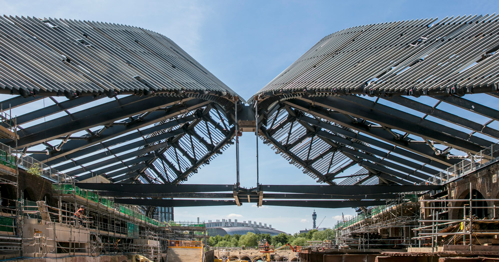 coal drops yard: retail destination by heatherwick studio takes shape