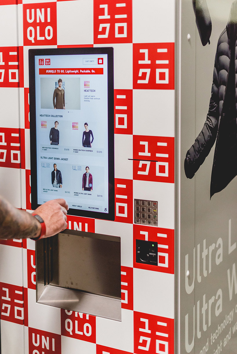 uniqlo to go vending machines containing clothes in selected airports